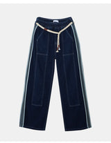 [BELT SET] ロープラインデニムパンツ
