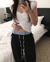 3 line track pants