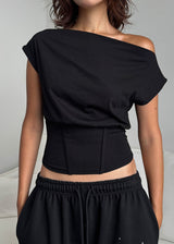 CORSET OFF TEE
