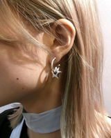 シルバープレートスターピアス