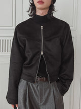 Paul No Collar Wool Jacket