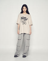 25FW ADLV PIGGYBACK SHORT SLEEVE T-SHIRT ESSENTIAL BEIGE