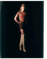 Ribbon Tied Mini Skirt Pants _ BLACK