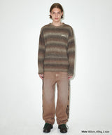 VARSITY LOGO GRADATION KNIT SWEATER