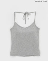 [MADE] チコホルターストリングスリーブレス (Built-in Bra)