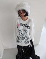 Dot Dot Dot ニットブーツカットパンツ