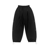 ピンタックワイドパンツ_BLACK
