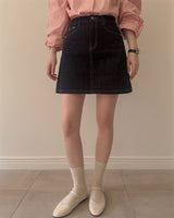Meti denim mini skirt