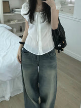 Raina Puff Blouse (2 colors)