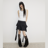 レイヤードTスカート