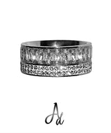 Cubic Tennis Bold Ring