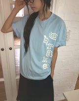 [unisex] Kirai Printing Loose-Fit Short Sleeve Tee
