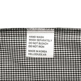 Big tote bag - Black check