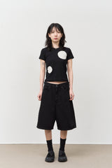 (W) ハイキングデニムショーツ (2color)
