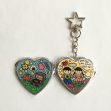 Heart Mirror Keychain/ハートミラーキーホルダー