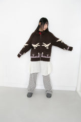 bird cowichan cardigan(2colors)