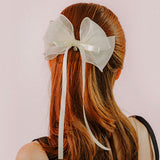 リボンシースルーヘアピン（アイボリー）
