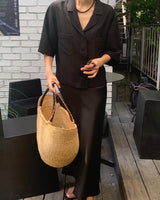 tancel blouse (black)