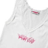 METAL LOGO TOP WHITE