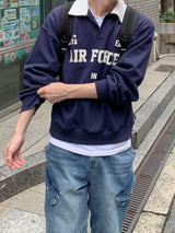 Unisex エアーフォースカラースウェットシャツ