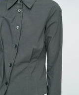 DOZI - Pinched Unbalance shirt _ GREY