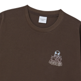 25SS グラデーションエイリアンショートスリーブTシャツ ダークブラウン