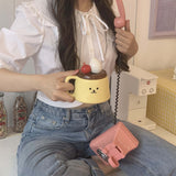 プリン 陶器カップ(Handmade)