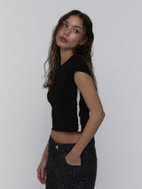 Lace Baby T-Shirts_Black