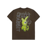 24FW レトロラビットショートスリーブTシャツ ブラウン