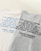 a lettering tee, melange grey