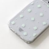 GREEN CLOVER CLEAR CASE