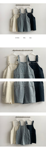 Denny Overalls Suspender Shorts (3 colors)