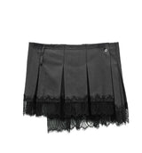 Labelly Pleated Wrap Skirt Lace