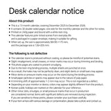 oab 2026 desk calendar