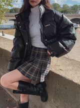 Zendy pleats mini skirt