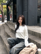 Winter Daily Mood Basic Round Knit (6color)