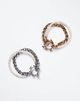 Wild Rose Layered Bracelet Gold