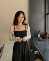 Aven see-through linen cardigan