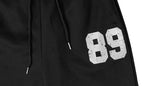 Pinbo Lettering Folding Wide Banding Sweatpants
