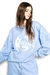Paint overfit sweat shirts