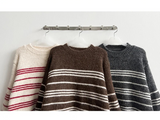Core Soft Stripe Muffler Knit Set