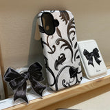 [ Nature black pattern] Magsafe Tough Case