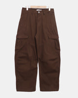 Liqu Panel Curved Wide Cargo Pants