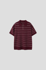 Sepia Collared Short-Sleeve Knit (3 Colors)
