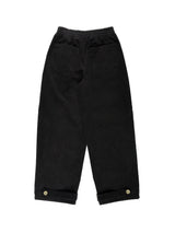 コーデュロイストラップパンツ (BLACK)