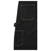 Non-faded double-knee carpenter denim pants
