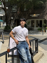 クラップマッスルロールアップショートスリーブTシャツ