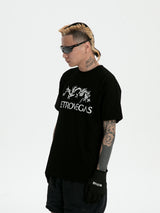 RTVG(RETROVEGAS) ボーンドラゴンスポーツTシャツ
