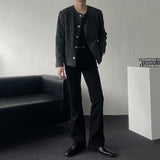 CR Monic Denim Round Tweed Jacket (2 colors)