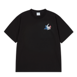 25SS フレンチスクリプトロゴショートスリーブTシャツ ブラック